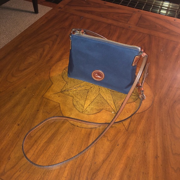 Dooney & Burke Navy Nylon Crossbody Pouchette - Picture 4 of 7